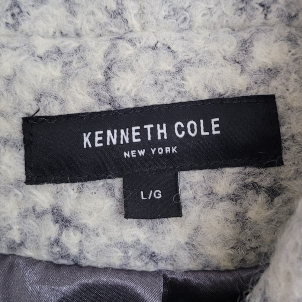 Kenneth Cole Double Breasted Wool Coat Women's Size Large - Picture 4 of 6